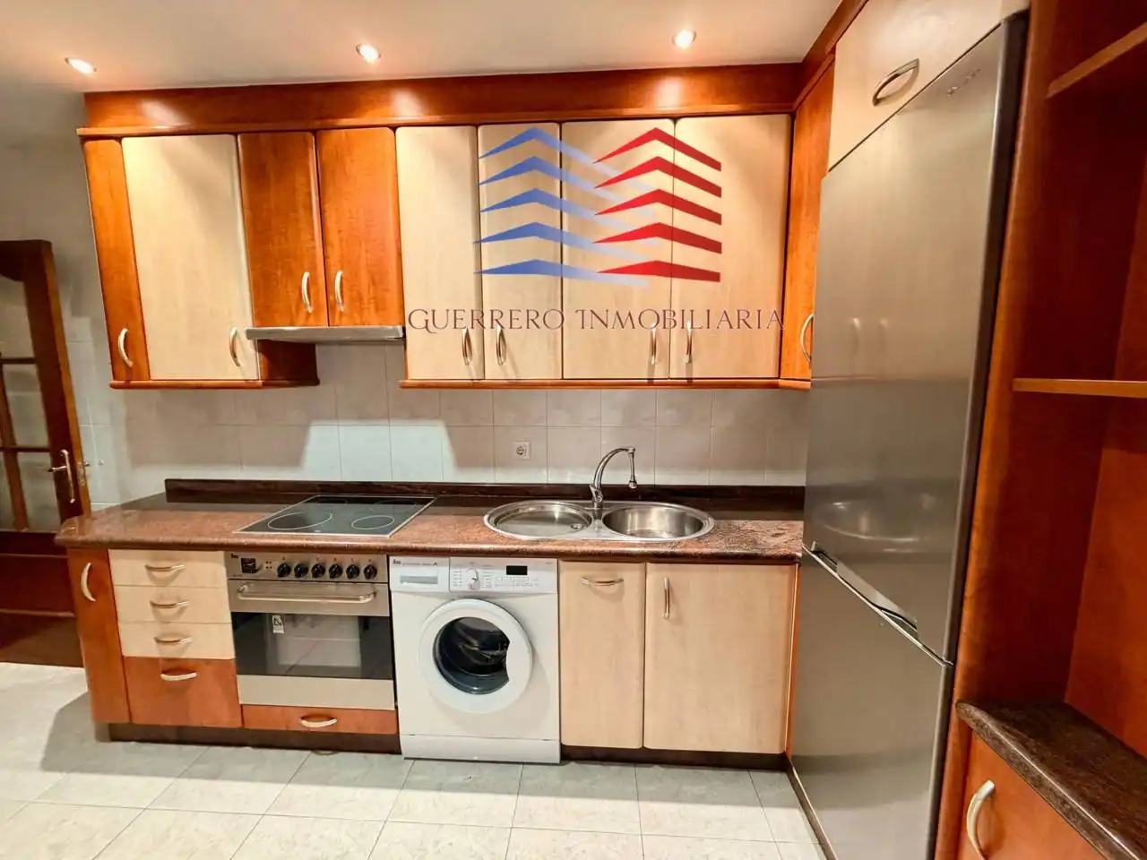 Kitchen of Flat for rent in Ourense Capital   with Heating, Parquet flooring and Storage room