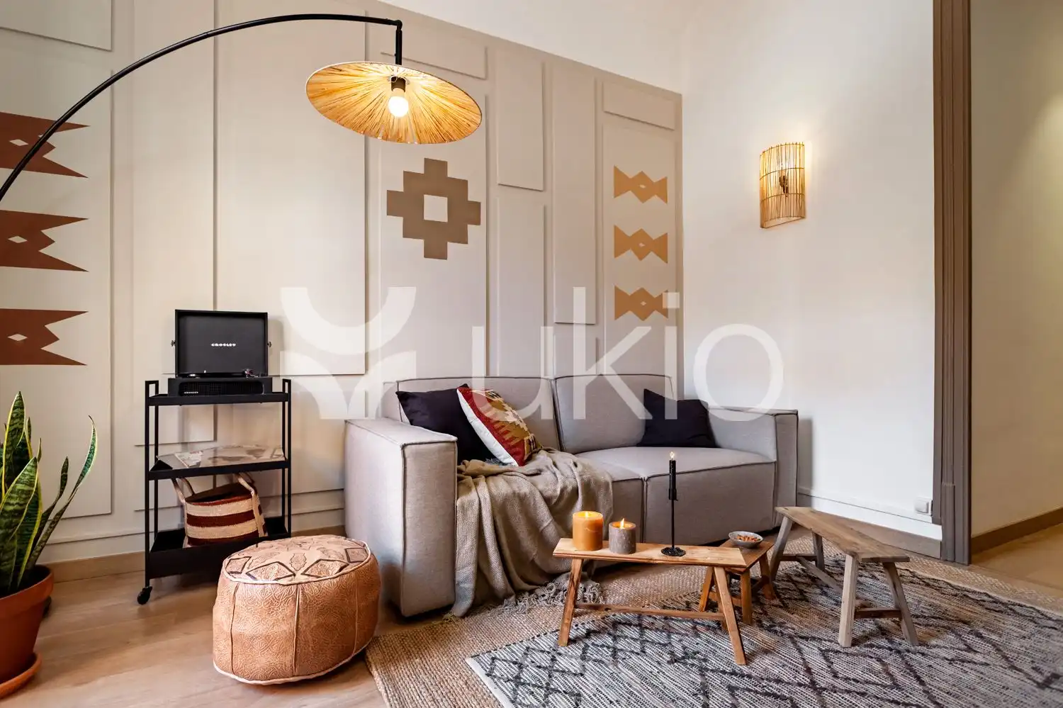 Living room of Flat for rent in Barcelona  with Air Conditioner, Heating and Terrace