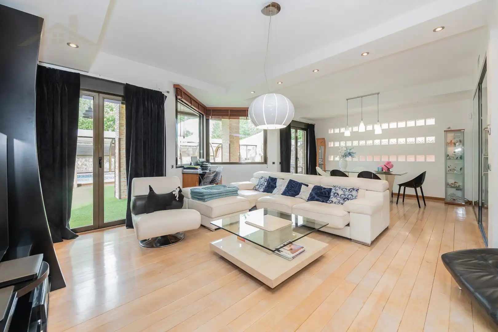 Sala de estar de Casa o chalet en venta en Colmenar Viejo con Terraza, Trastero y Amueblado