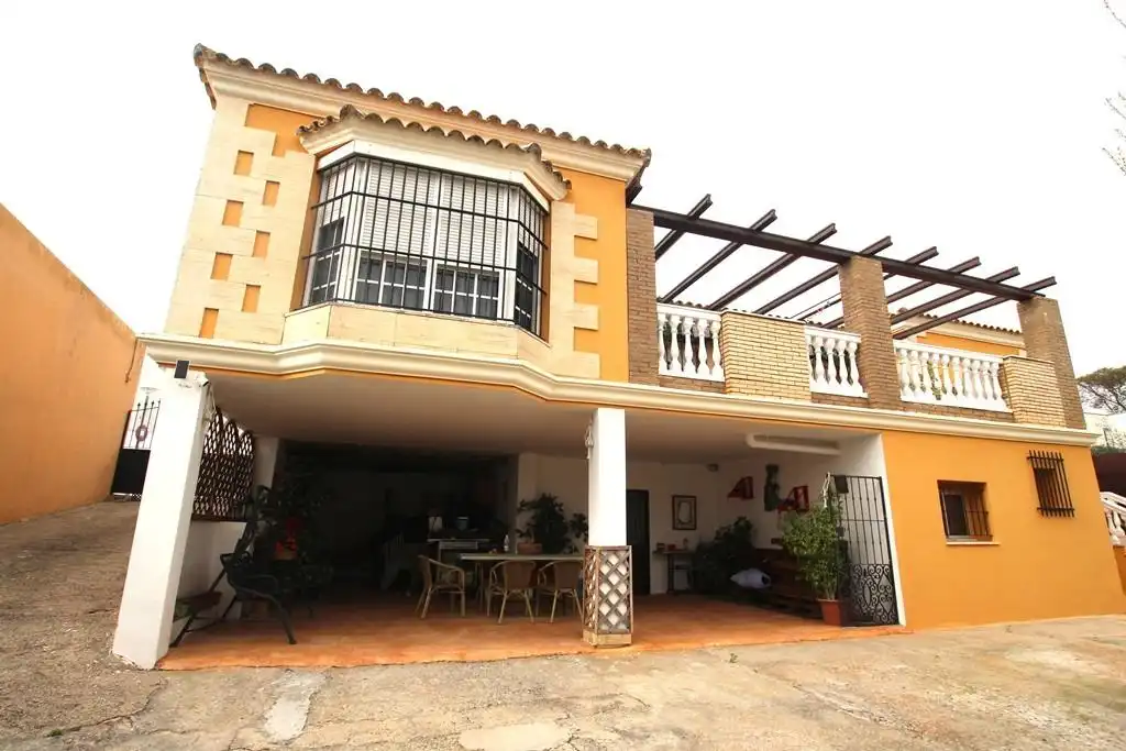 Exterior view of Houses for sale in Jerez de la Frontera  with Air Conditioner, Private garden and Terrace