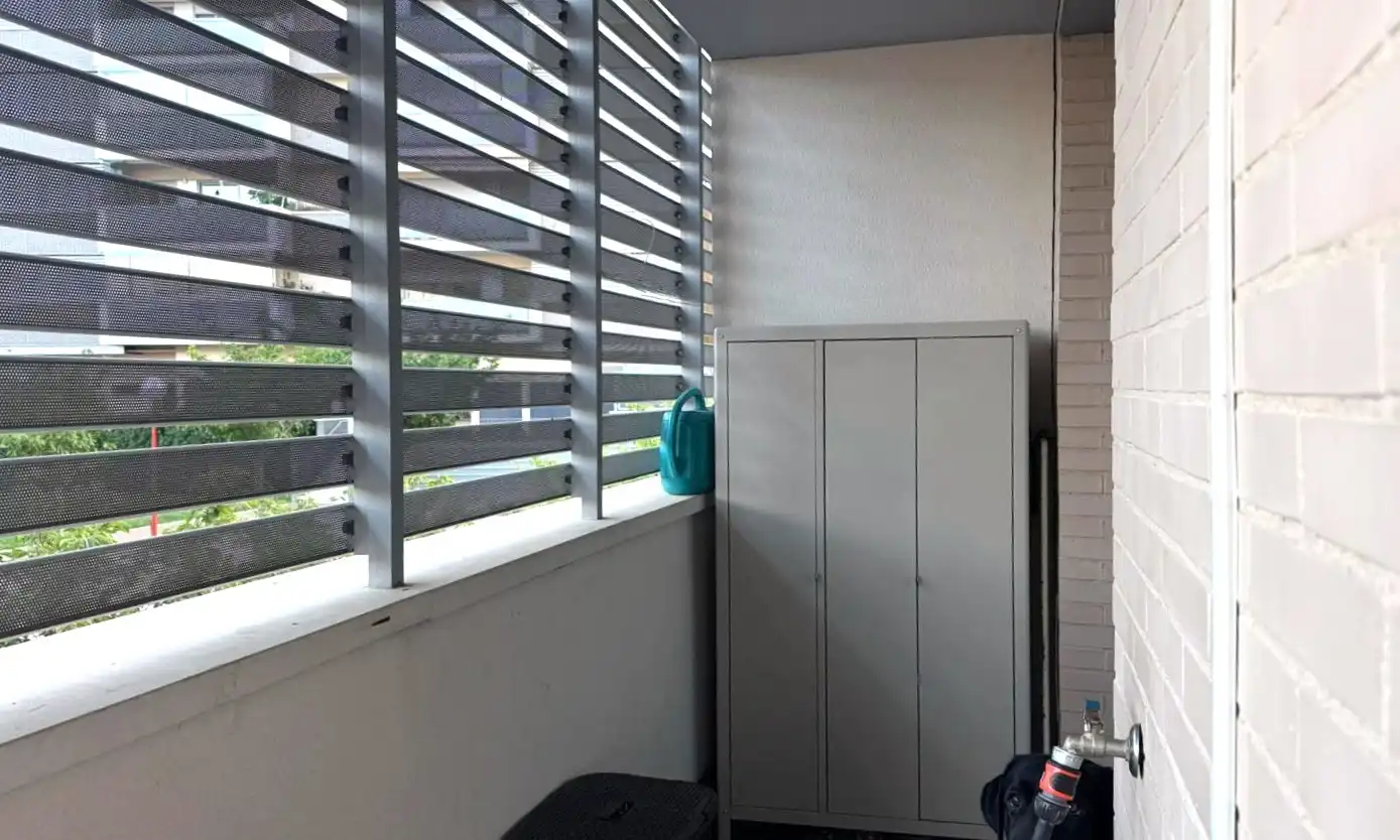 Balcony of Flat for sale in Tres Cantos  with Heating, Parquet flooring and Terrace
