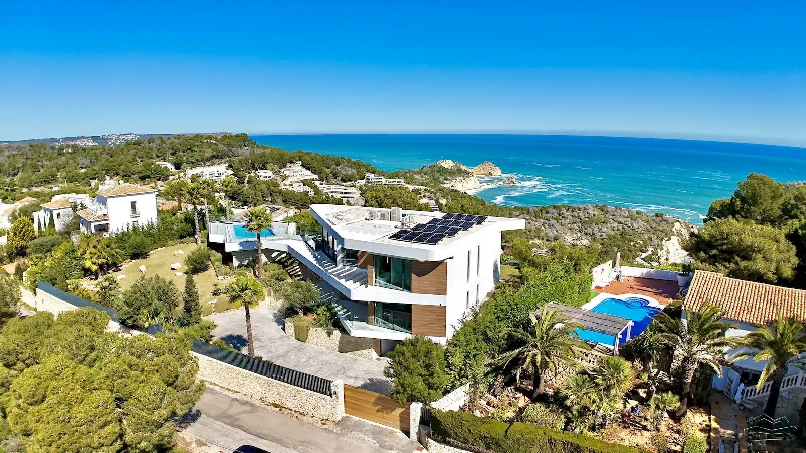 Vista exterior de Casa o chalet en venta en Jávea / Xàbia con Aire acondicionado, Calefacción y Jardín privado