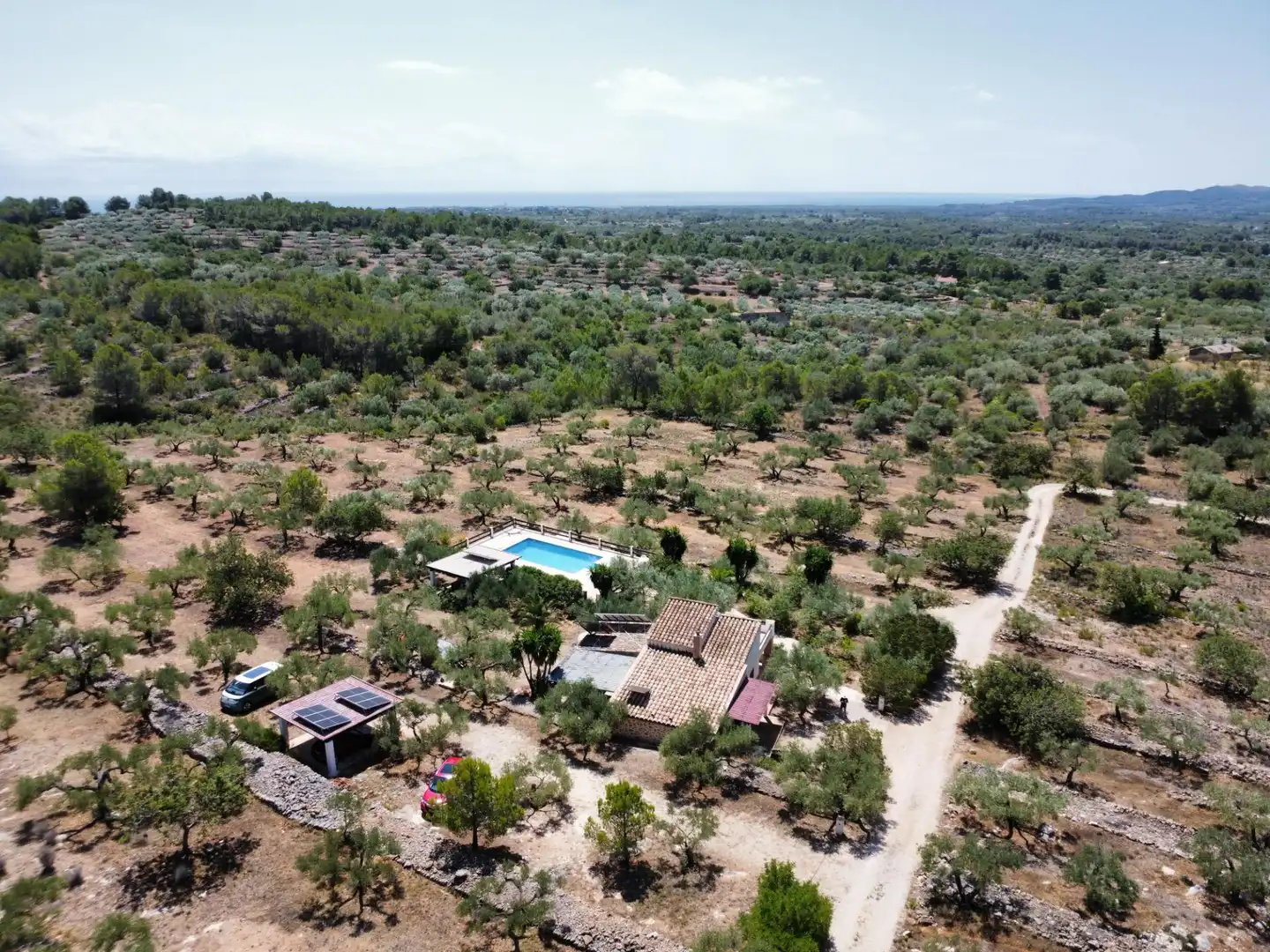 Garten von Country house zum Verkauf in L'Ametlla de Mar  mit Privatgarten, Terrasse und Schwimmbad