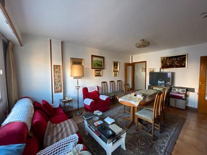 Living room of Flat for sale in  Valencia Capital  with Heating, Terrace and Furnished