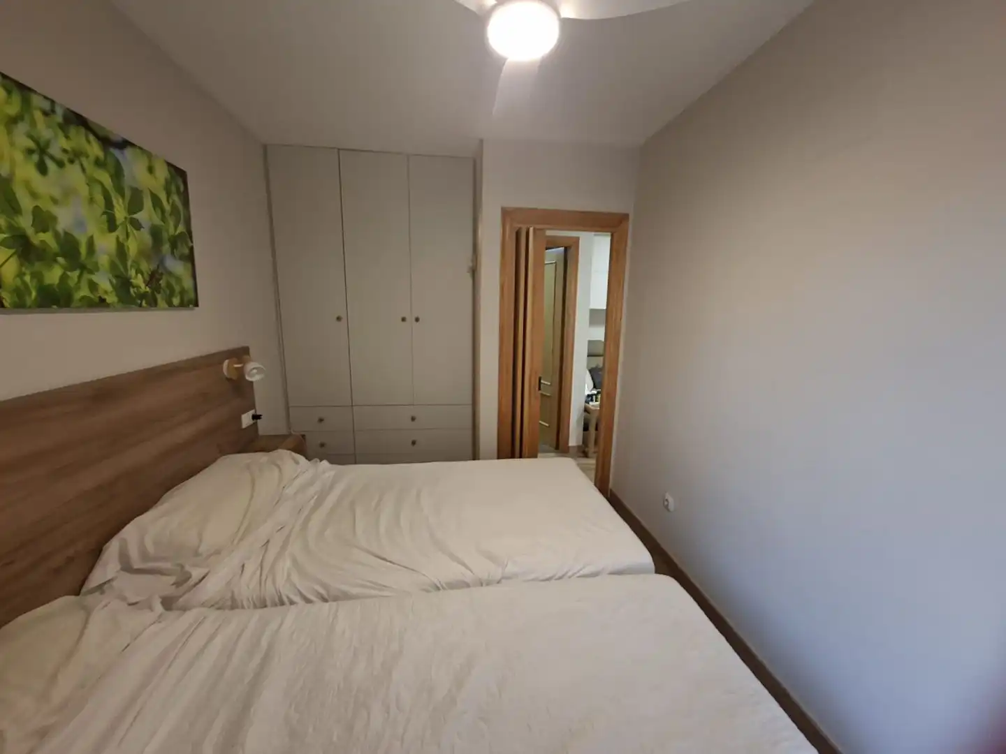 Schlafzimmer von Wohnung zum Verkauf in Nules mit Klimaanlage, Parkett und Terrasse