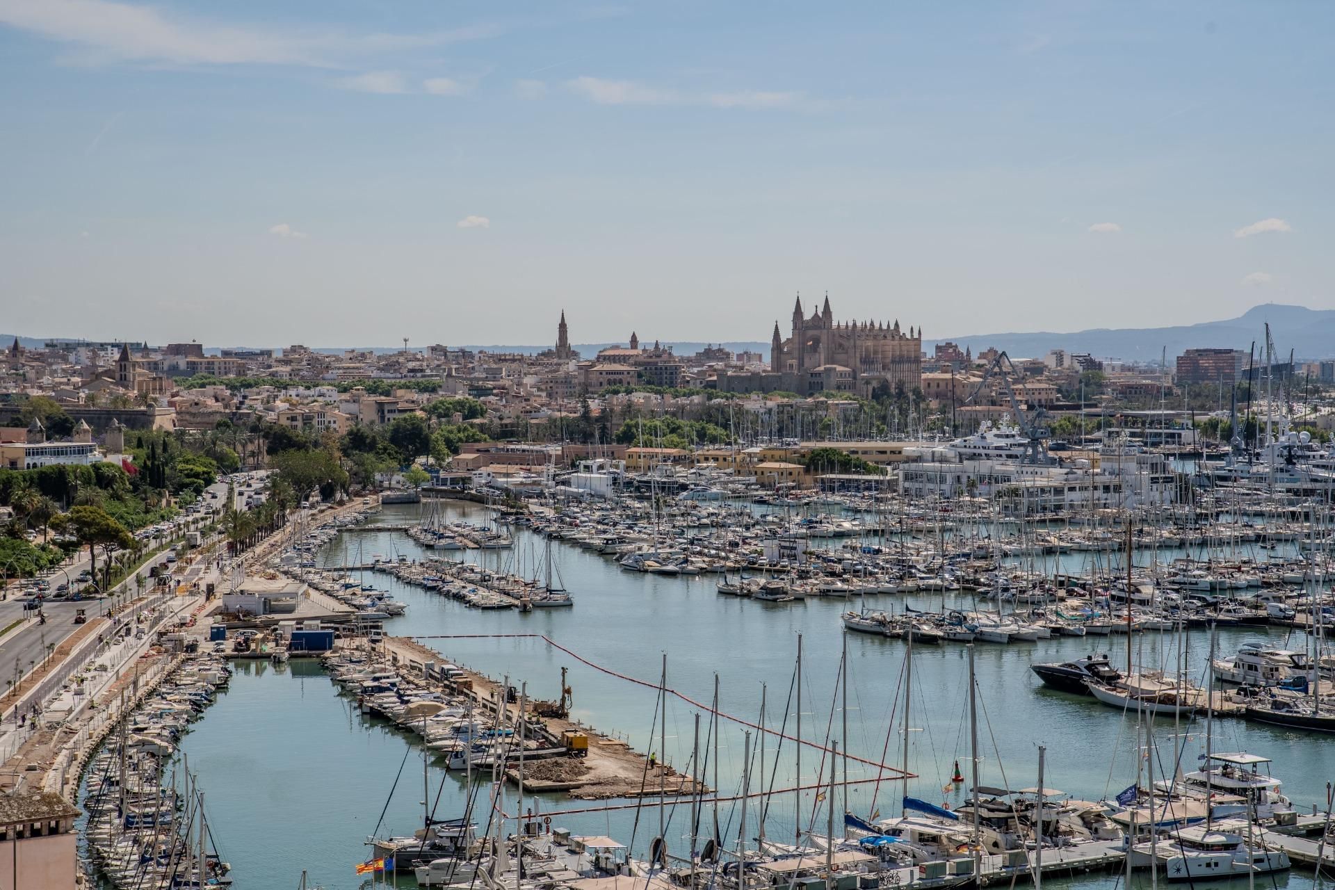 Vista exterior de Pis en venda en  Palma de Mallorca amb Aire condicionat, Calefacció i Parquet
