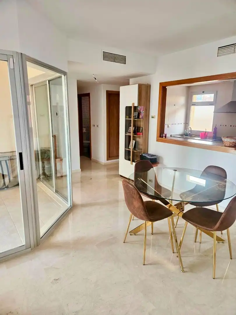 Dining room of Flat for sale in Villajoyosa / La Vila Joiosa  with Air Conditioner, Private garden and Terrace