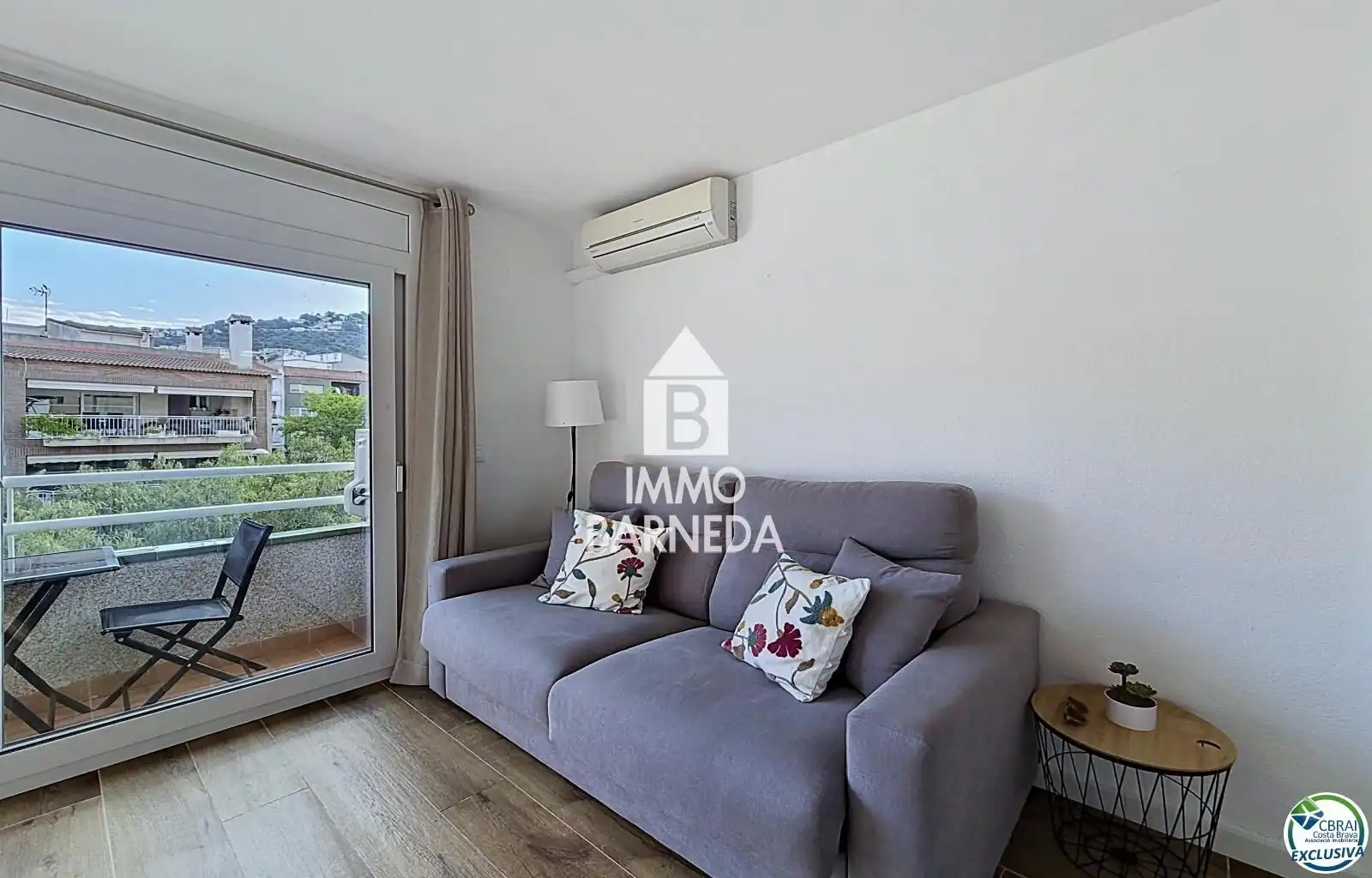 Balcony of Flat for sale in Roses  with Air Conditioner, Heating and Terrace