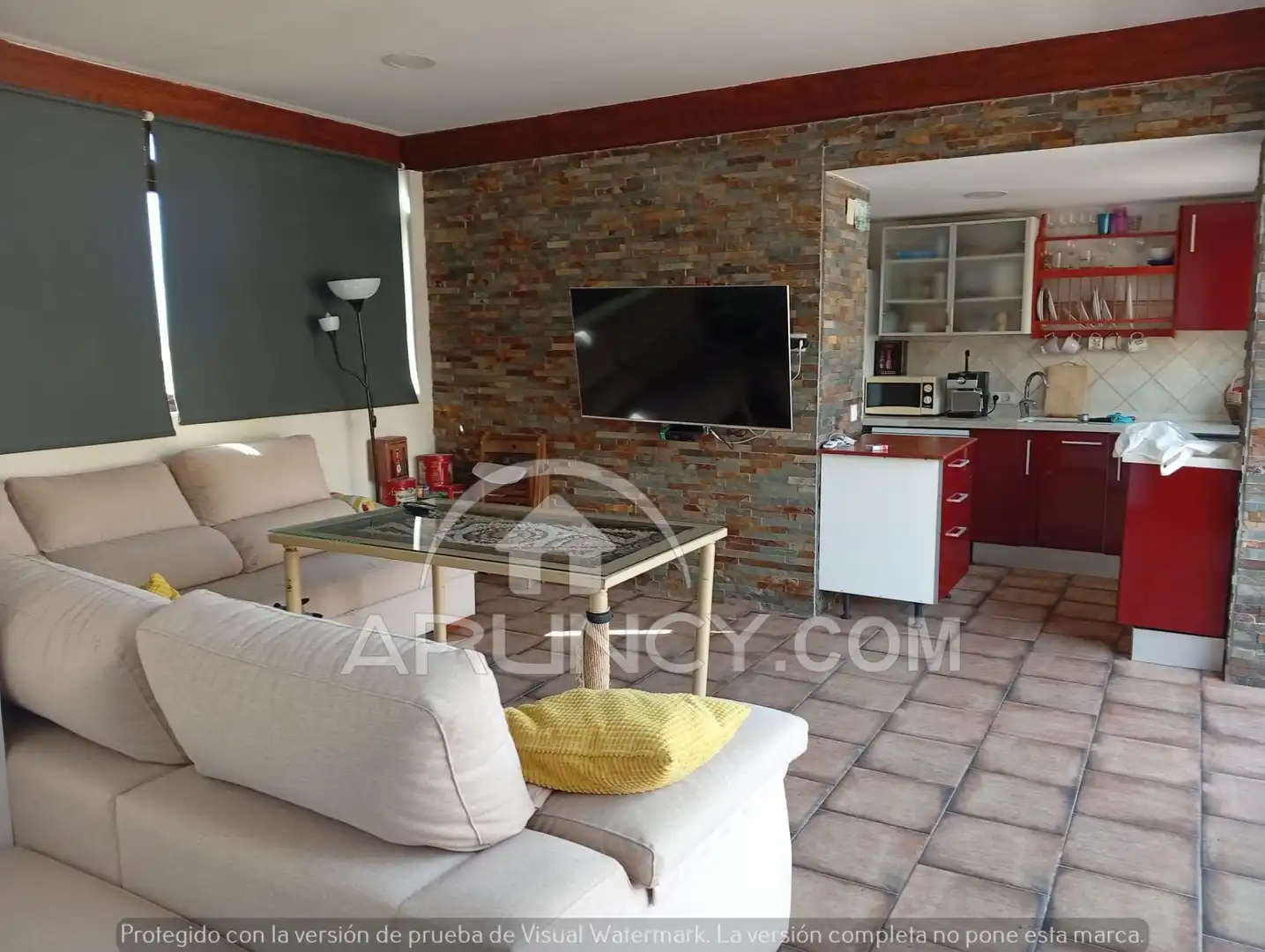 Sala d'estar de Àtic en venda en Alcalá de Guadaira amb Aire condicionat, Calefacció i Jardí privat