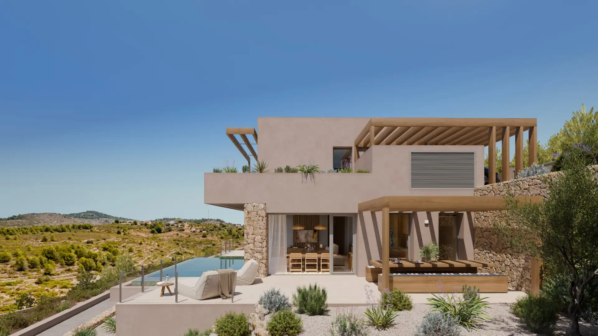 Vista exterior de Casa o chalet en venta en Llíber con Aire acondicionado, Calefacción y Jardín privado