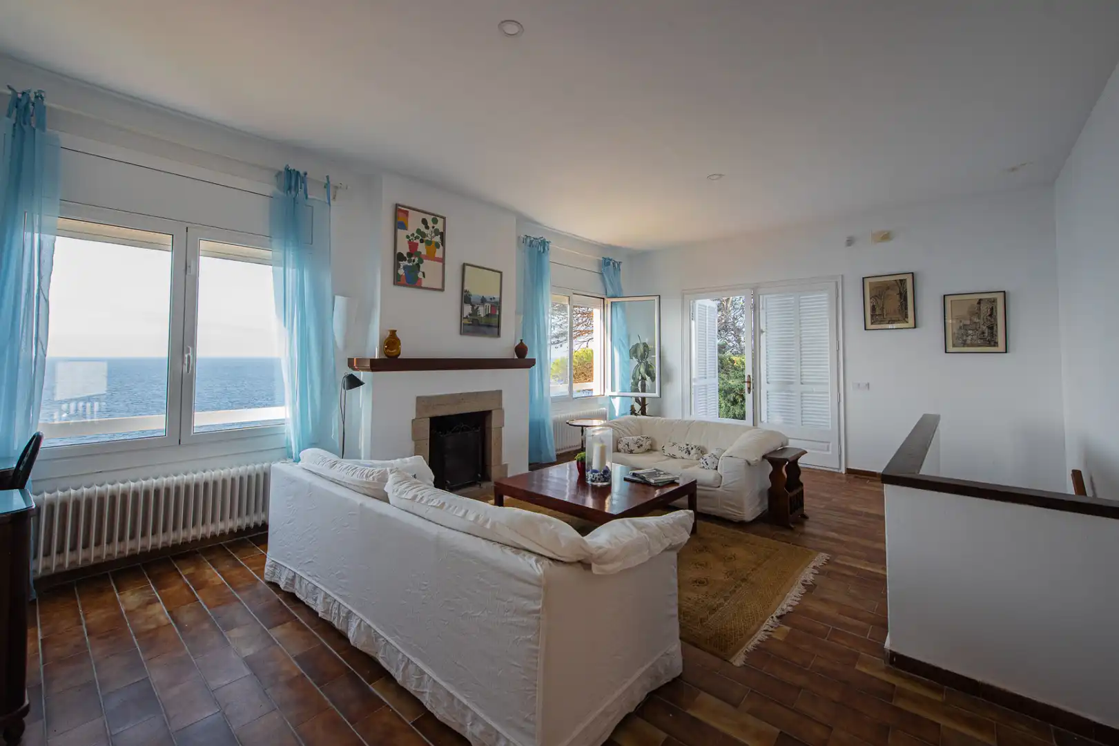 Sala d'estar de Casa o xalet de lloguer en Sant Feliu de Guíxols amb Calefacció, Jardí privat i Moblat