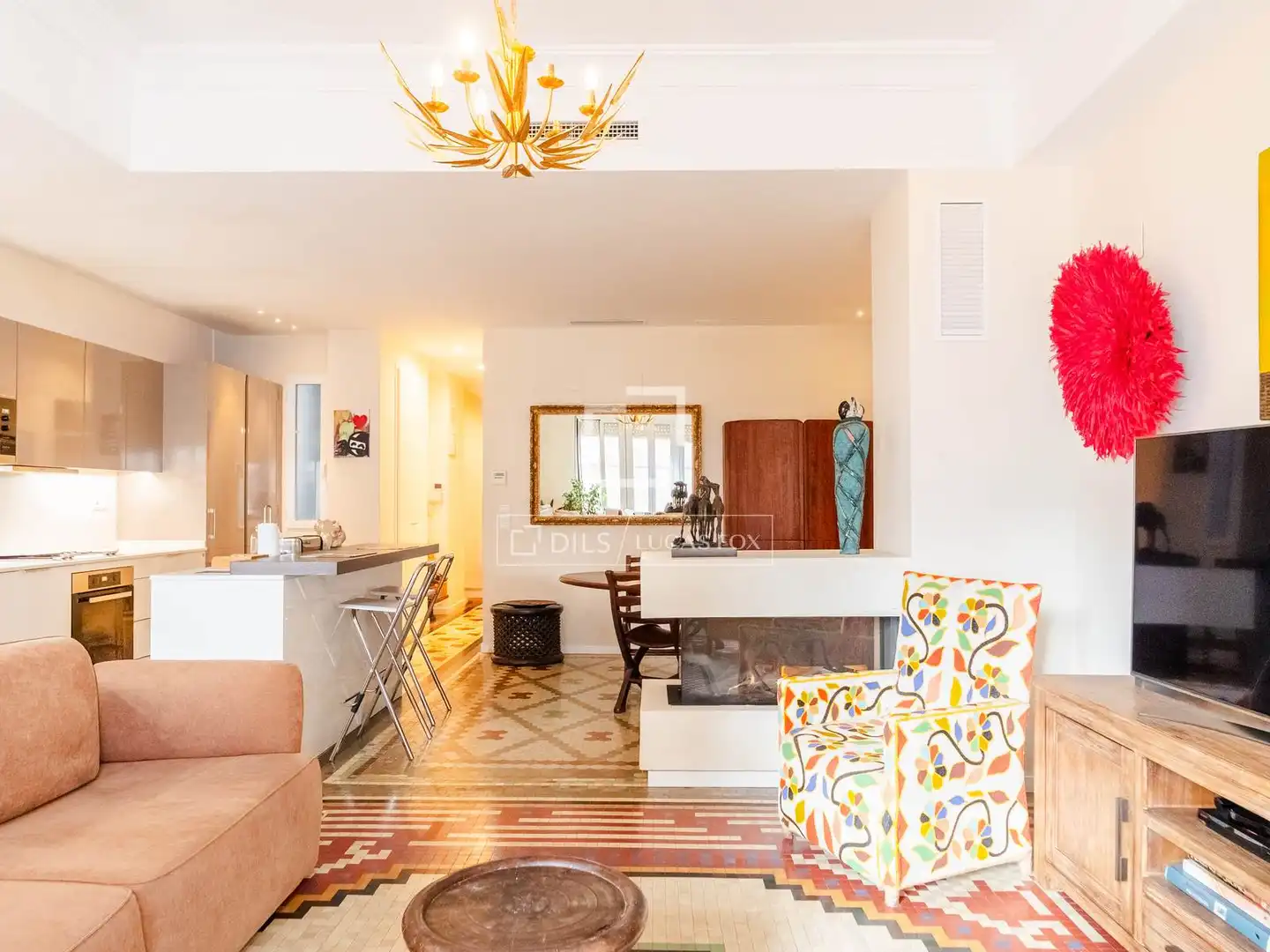 Sala de estar de Piso en venta en L'Eixample