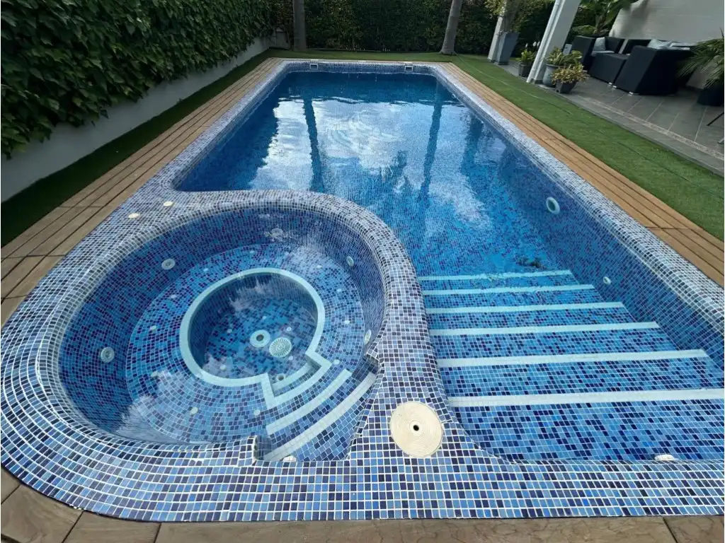 Piscina de Casa o xalet en venda en Gandia amb Aire condicionat, Jardí privat i Terrassa