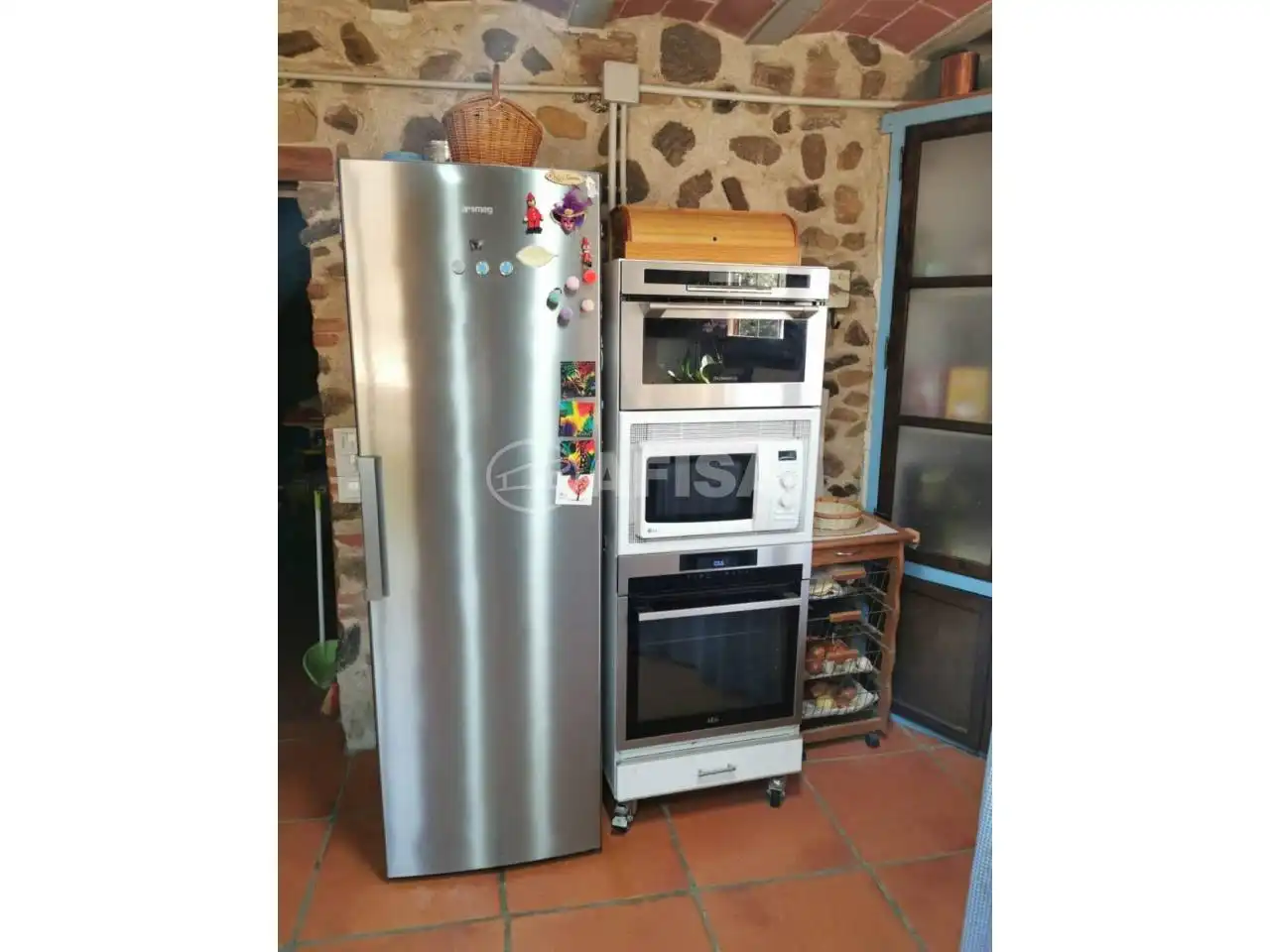 Cocina de Finca rústica en venta en Brunyola i Sant Martí Sapresa con Calefacción y Jardín privado