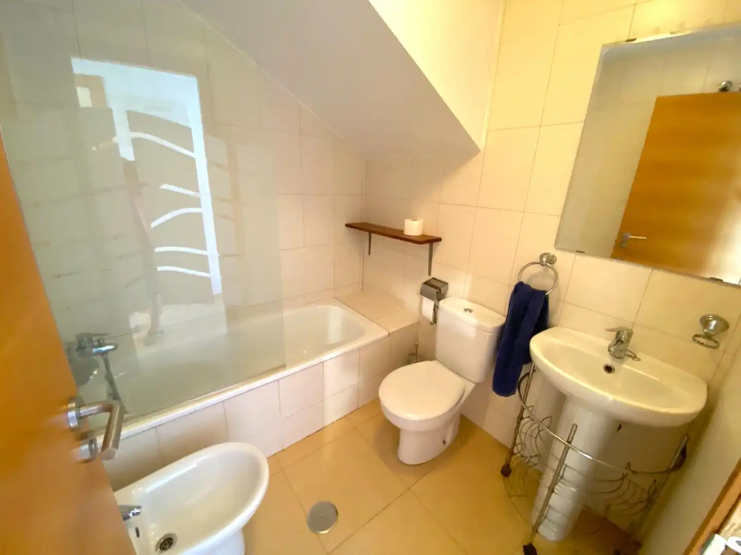 Baño de Apartamento en venta en Alhama de Murcia con Aire acondicionado, Jardín privado y Amueblado