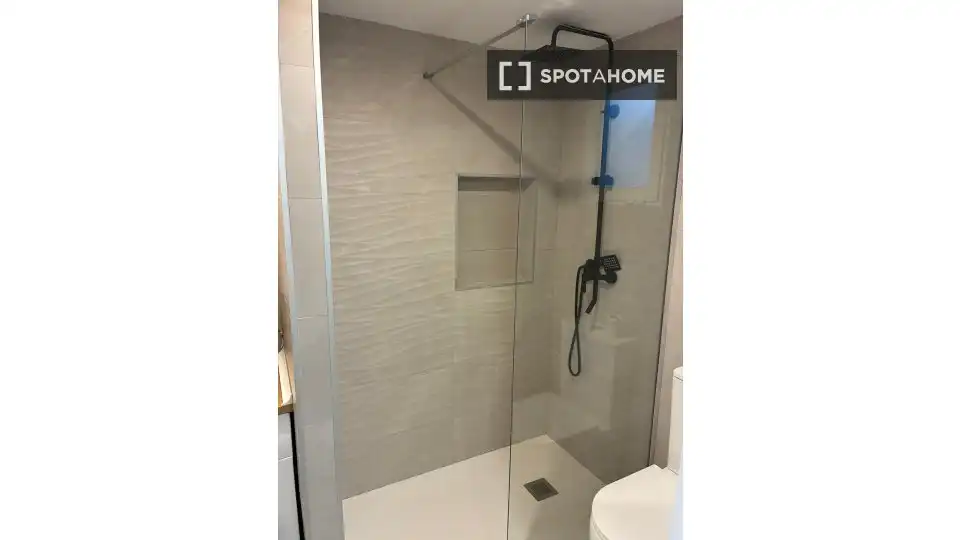 Bany de Apartament per a compartir en Elche / Elx amb Aire condicionat, Terrassa i Moblat