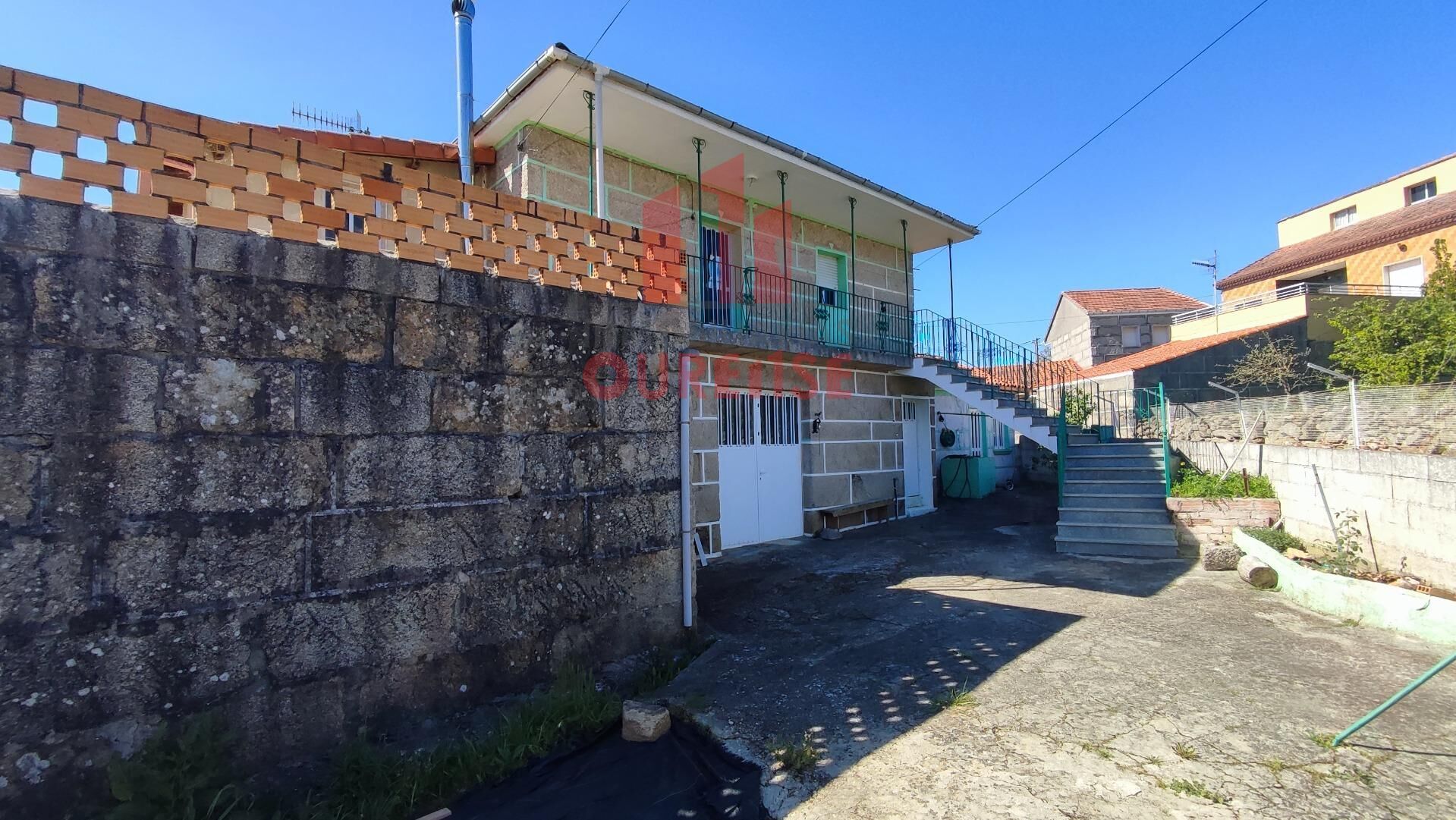 Exterior view of House or chalet for sale in Xunqueira de Ambía  with Private garden and Balcony