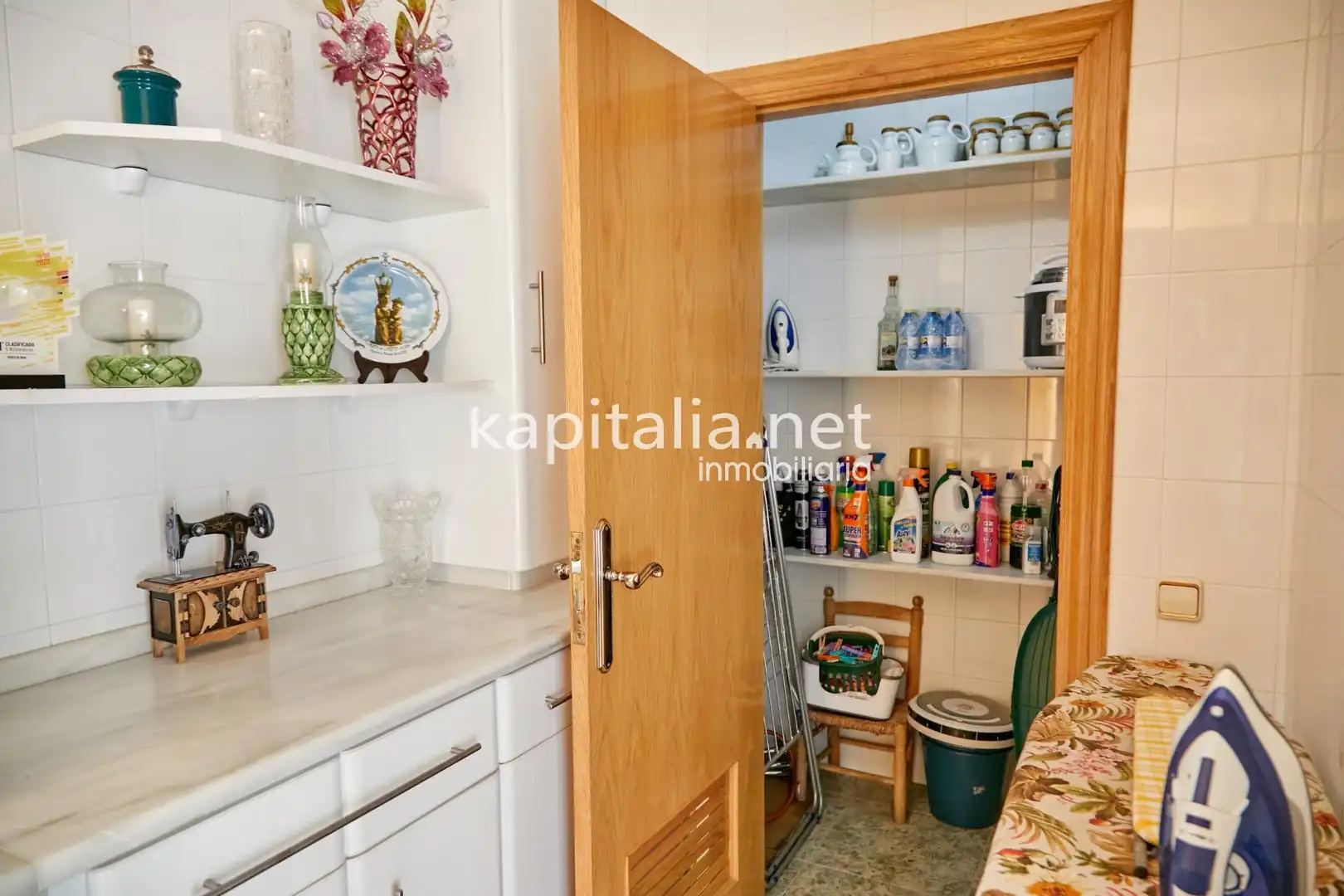 Cocina de Casa adosada en venta en Albaida con Aire acondicionado, Terraza y Trastero