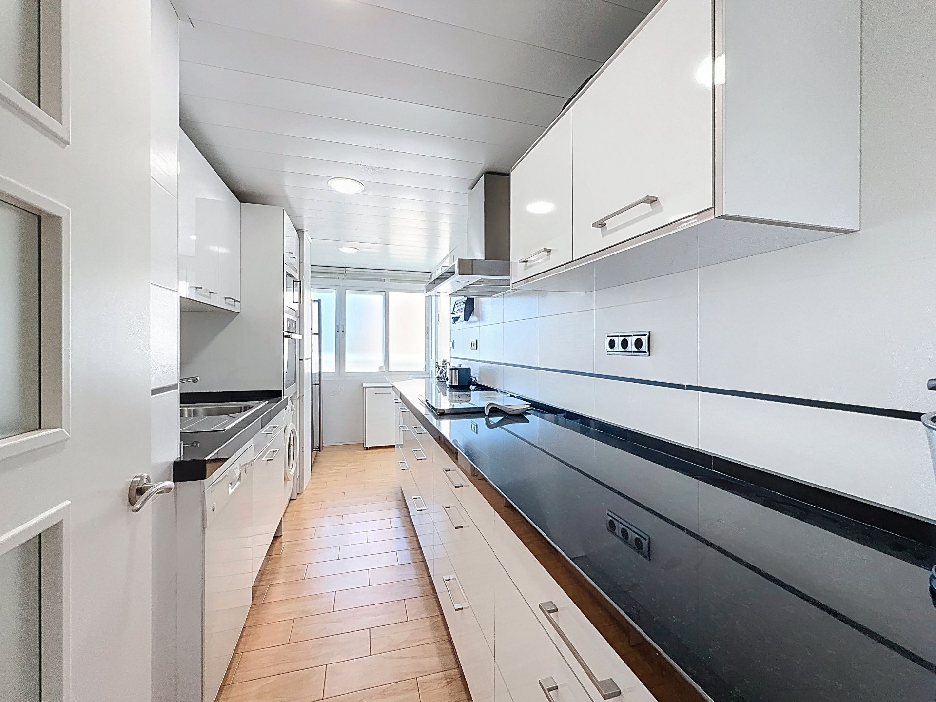 Kitchen of Flat to rent in Málaga Capital  with Air Conditioner, Terrace and Furnished