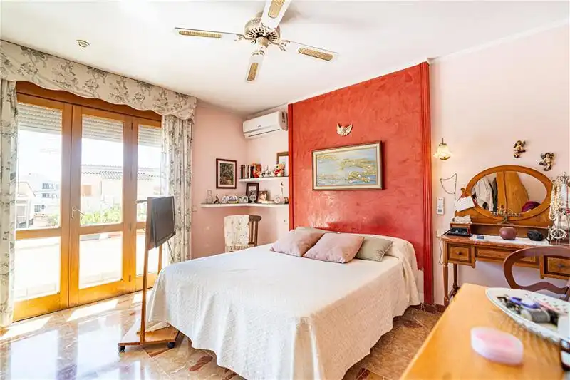 Dormitori de Casa adosada en venda en  Palma de Mallorca amb Aire condicionat, Jardí privat i Terrassa