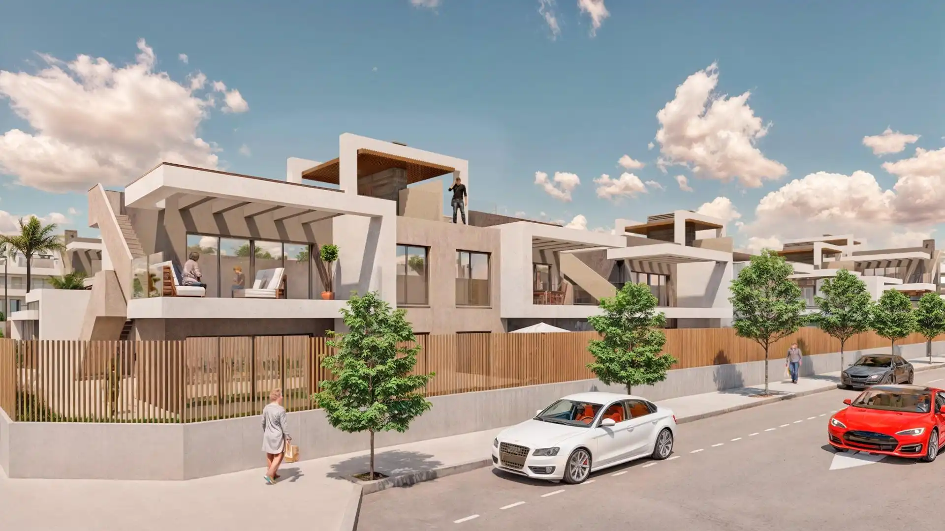Exterior view of Ground floor for sale in Pilar de la Horadada  with Air Conditioner, Heating and Private garden