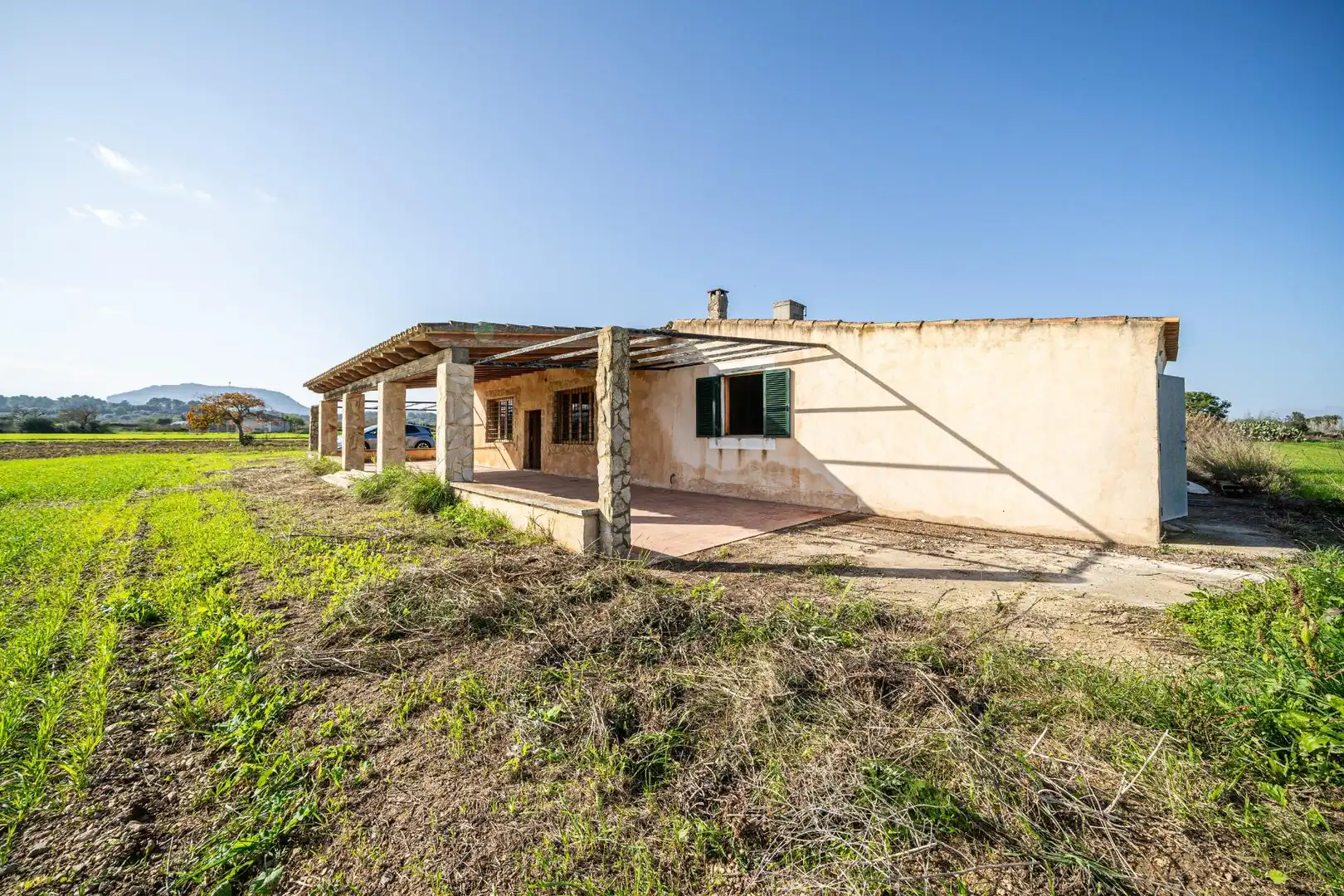 Vista exterior de Finca rústica en venda en Montuïri amb Calefacció, Jardí privat i Terrassa