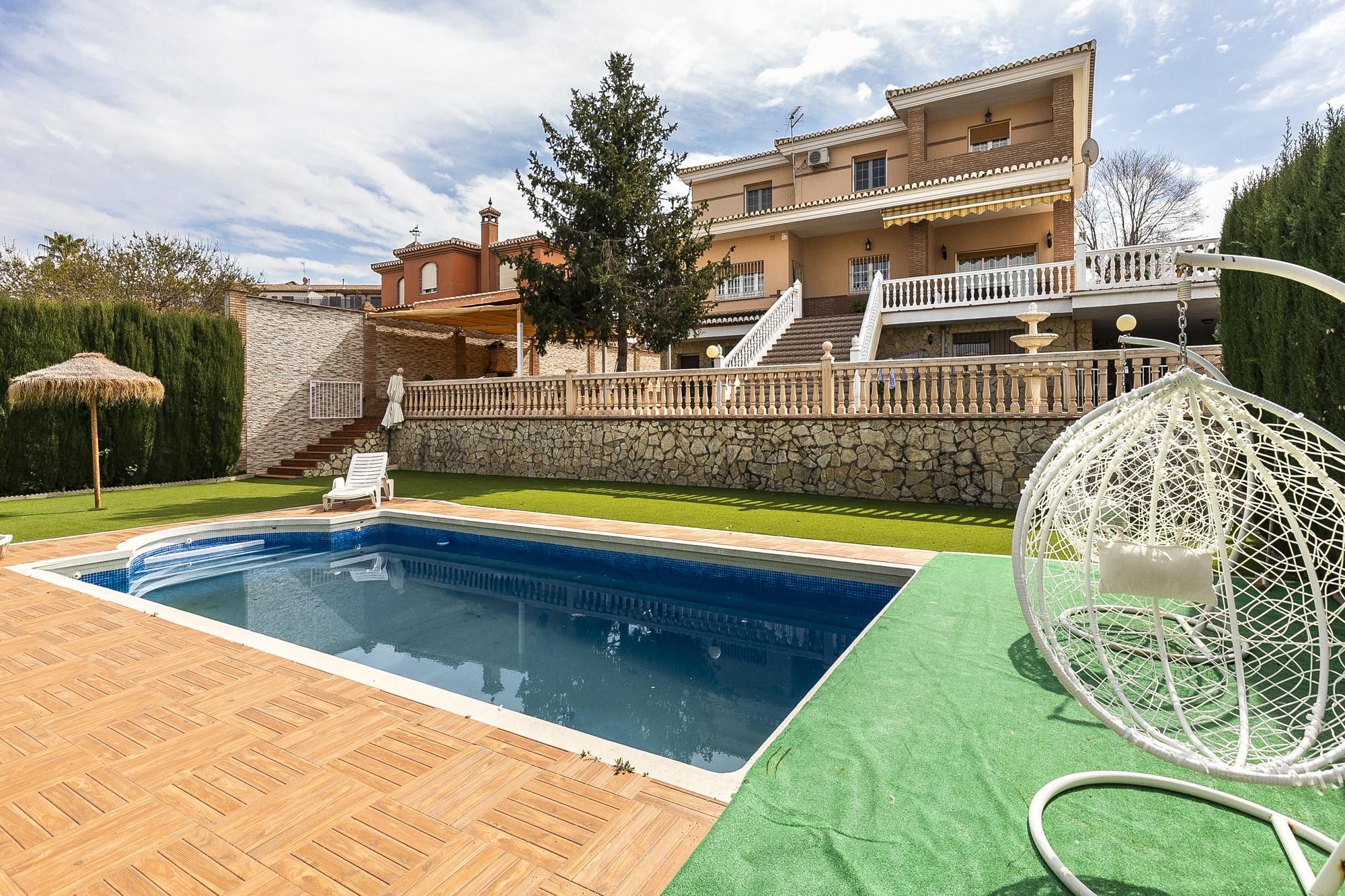Piscina de Casa o xalet en venda en Láchar amb Aire condicionat, Calefacció i Jardí privat