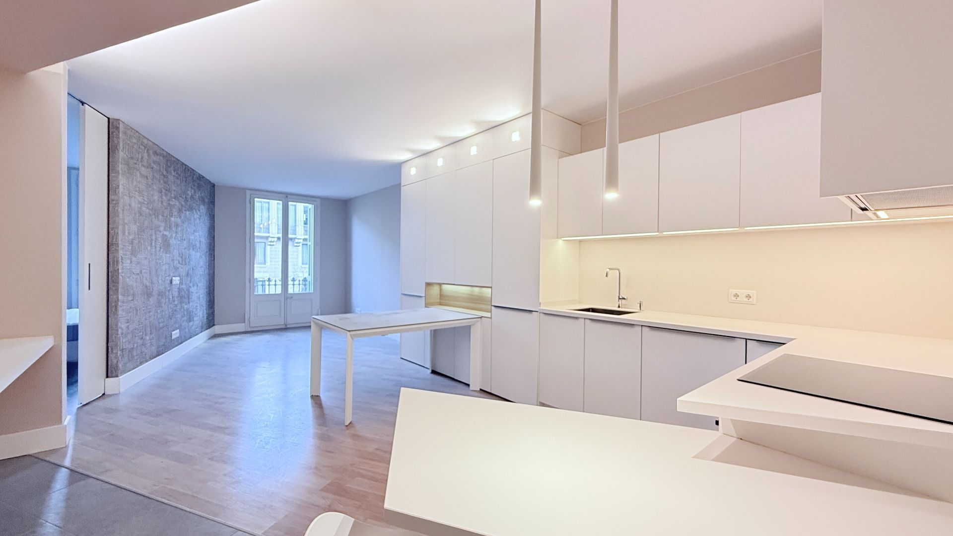 Cocina de Piso en venta en  Barcelona Capital con Aire acondicionado y Calefacción