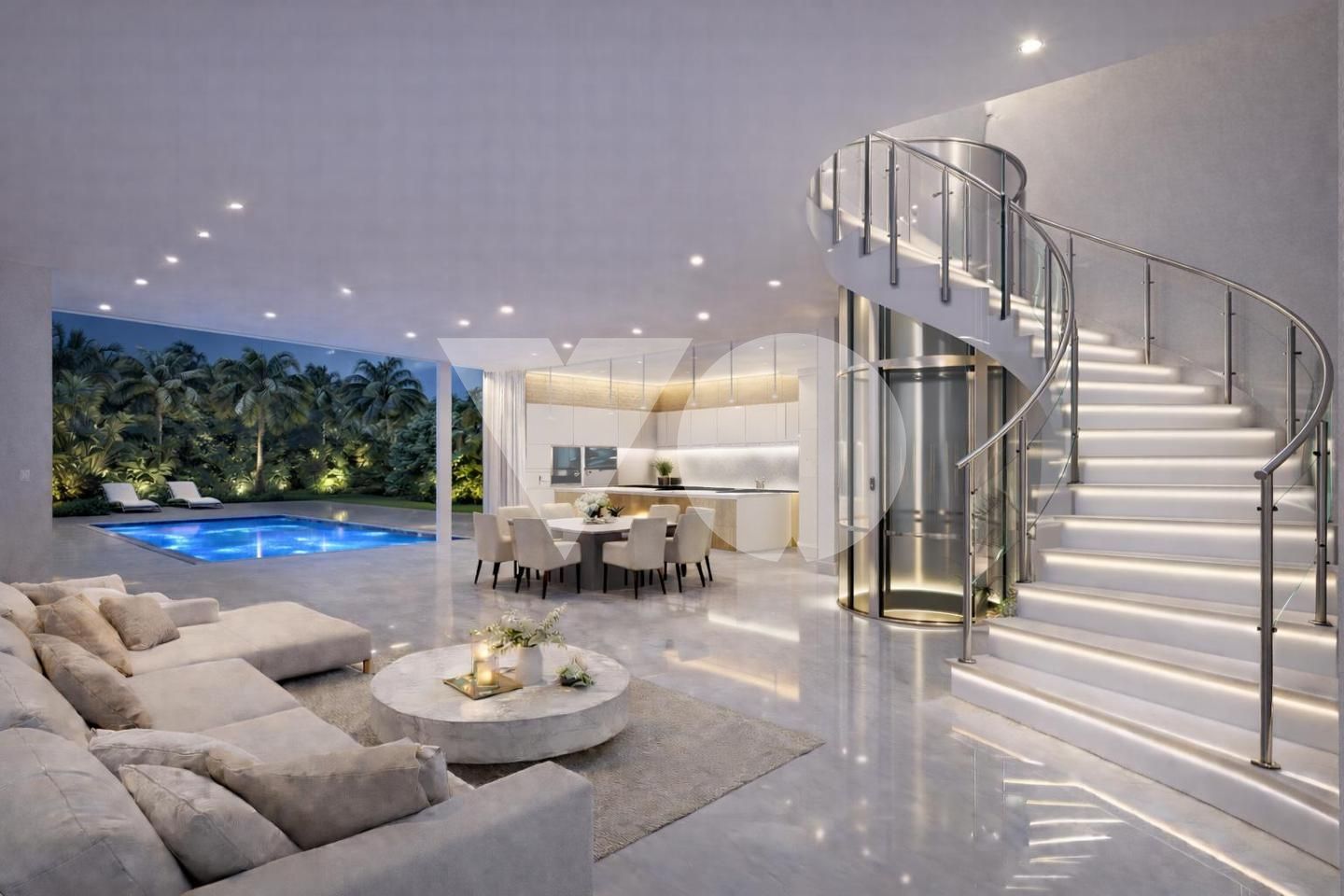 Sala d'estar de Edifici en venda en  Madrid Capital