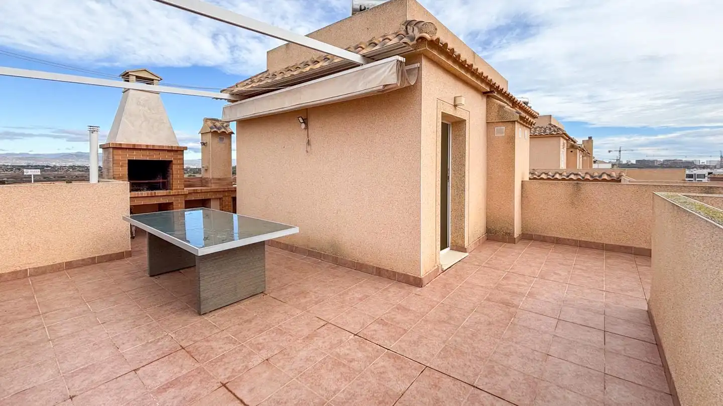 Terrace of Detached homes for sale in Santa Pola  with Air Conditioner, Terrace and Storage room
