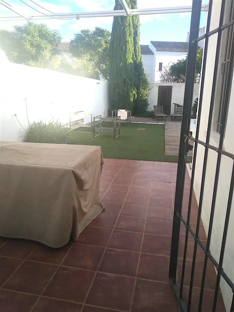 Terraza de Casa adosada en venta en Dénia con Jardín privado y Piscina