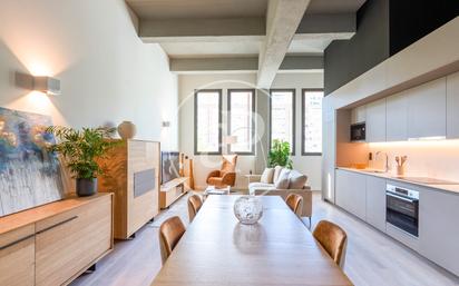 Living room of Loft to rent in  Barcelona Capital  with Air Conditioner