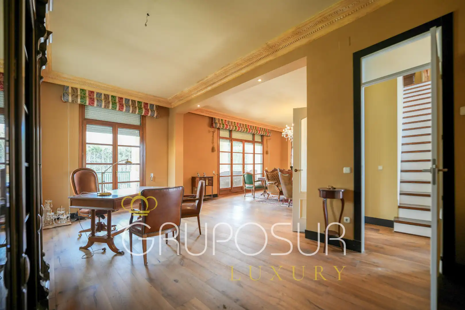 Comedor de Casa o chalet en venta en Valladolid con Calefacción, Jardín privado y Parquet