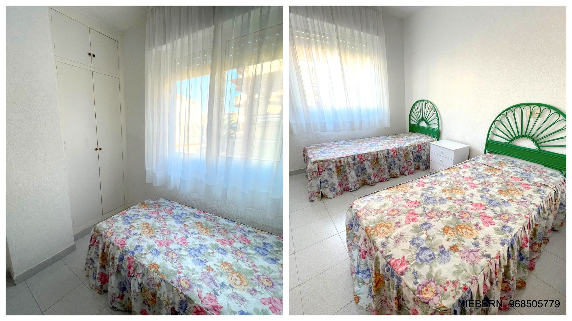 Bedroom of Flat for sale in La Manga del Mar Menor  with Air Conditioner, Parquet flooring and Terrace