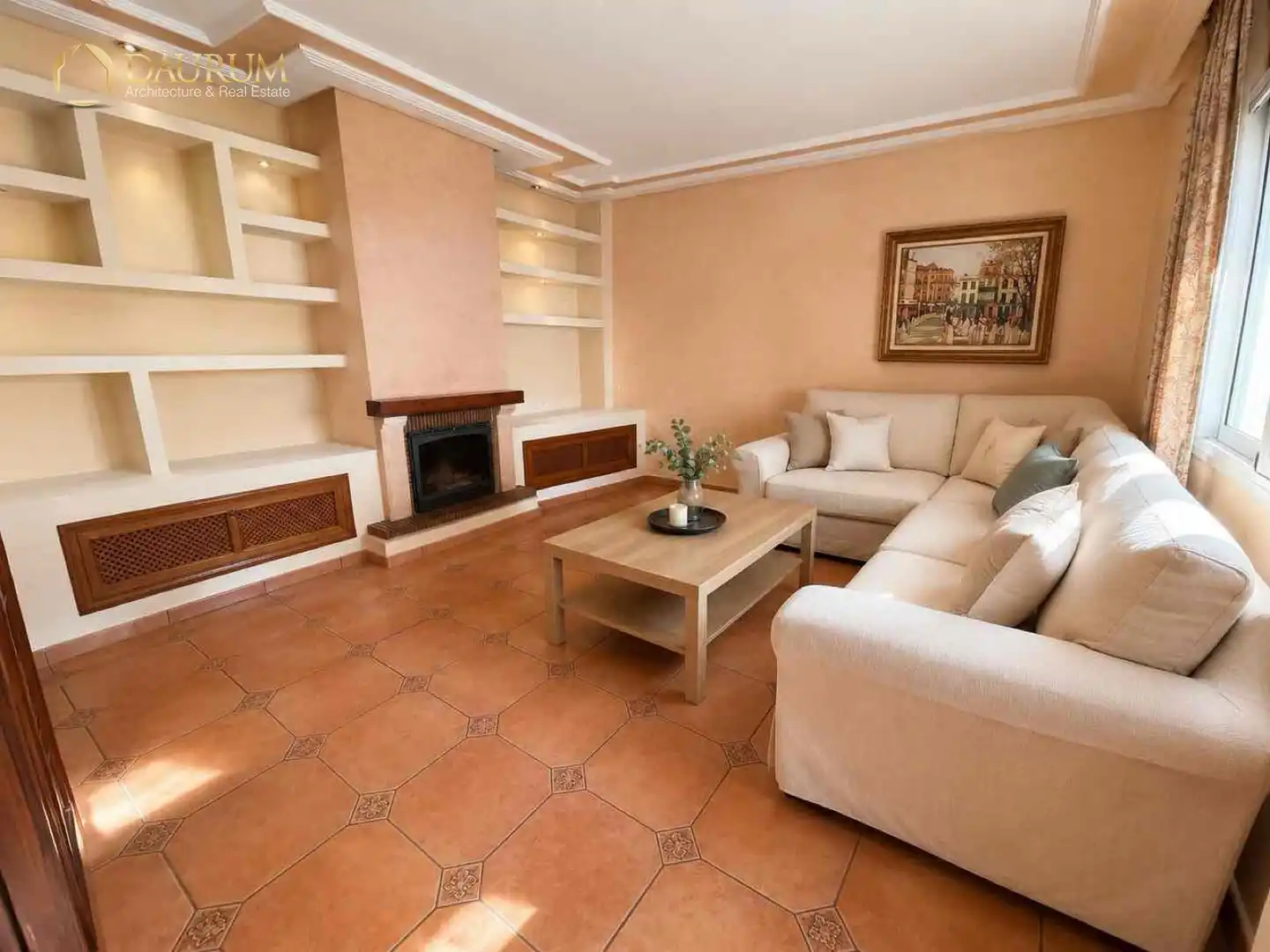 Sala d'estar de Casa o xalet en venda en Bormujos amb Aire condicionat, Calefacció i Terrassa