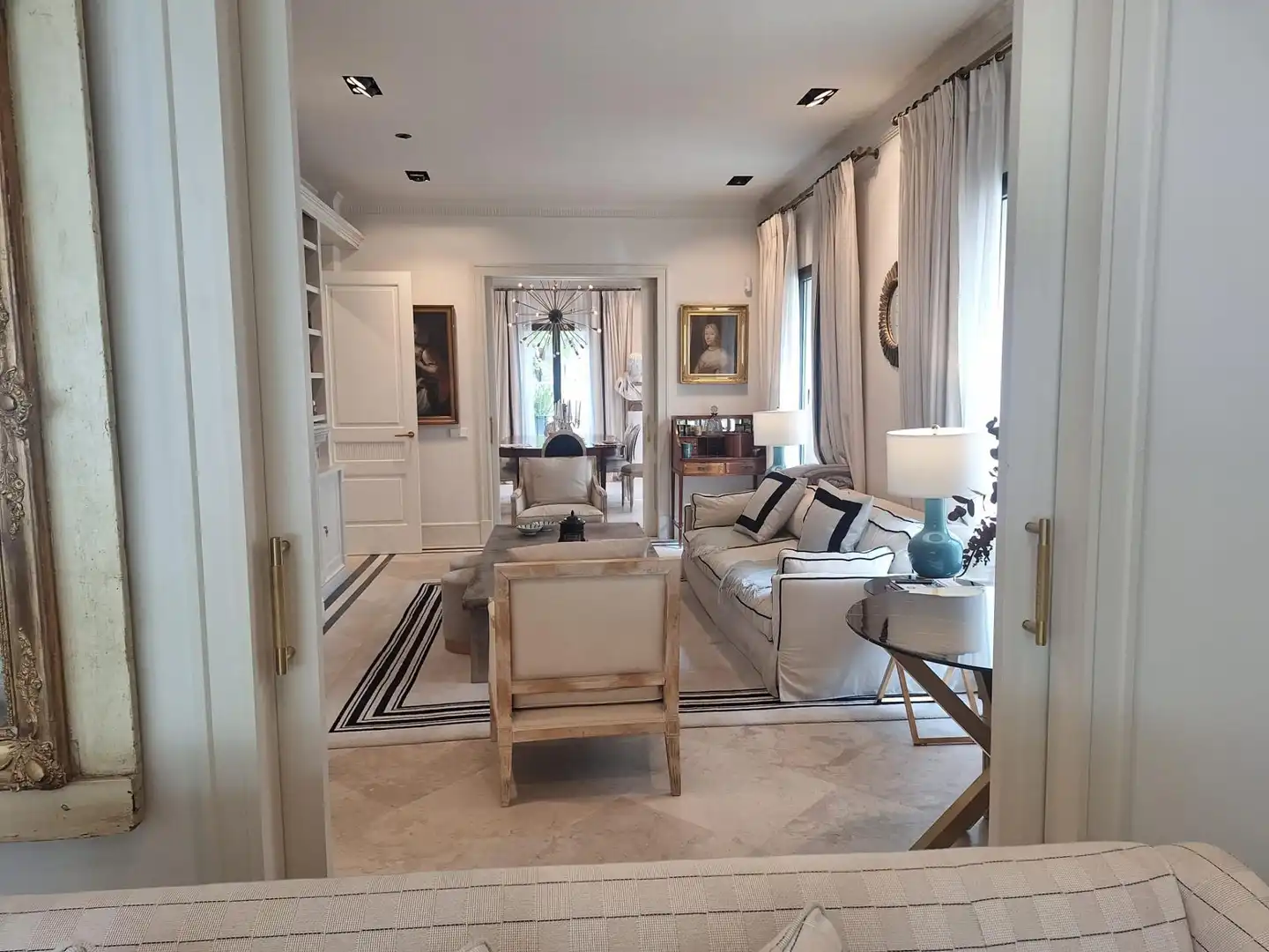 Wohnzimmer von Haus oder Chalet zur Miete in Madrid mit Klimaanlage, Heizung und Privatgarten