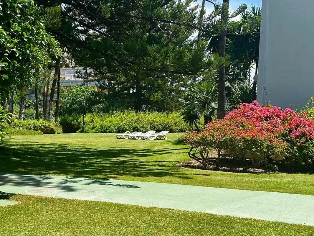 Garden of Flat for sale in Marbella  with Air Conditioner, Heating and Private garden