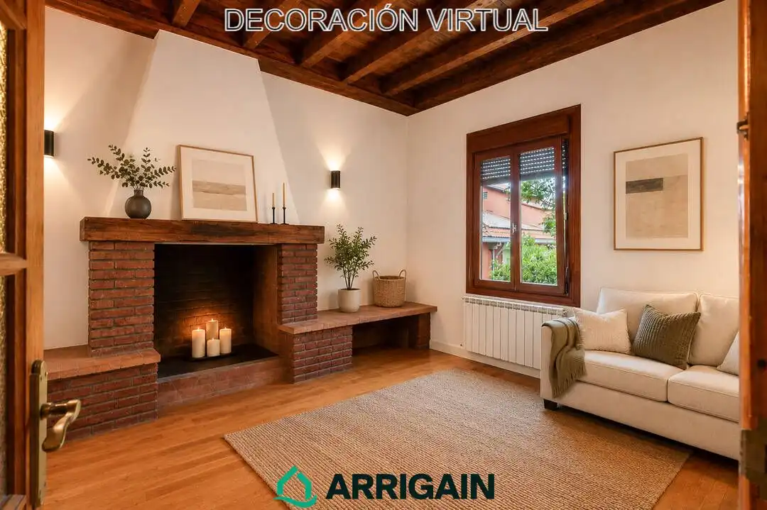 Sala de estar de Casa adosada en venta en Donostia - San Sebastián  con Calefacción, Jardín privado y Terraza