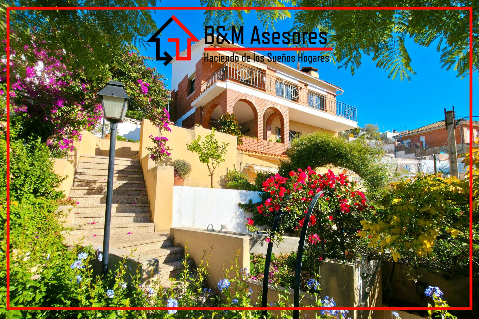 Exterior view of House or chalet for sale in Corbera de Llobregat  with Air Conditioner, Heating and Private garden