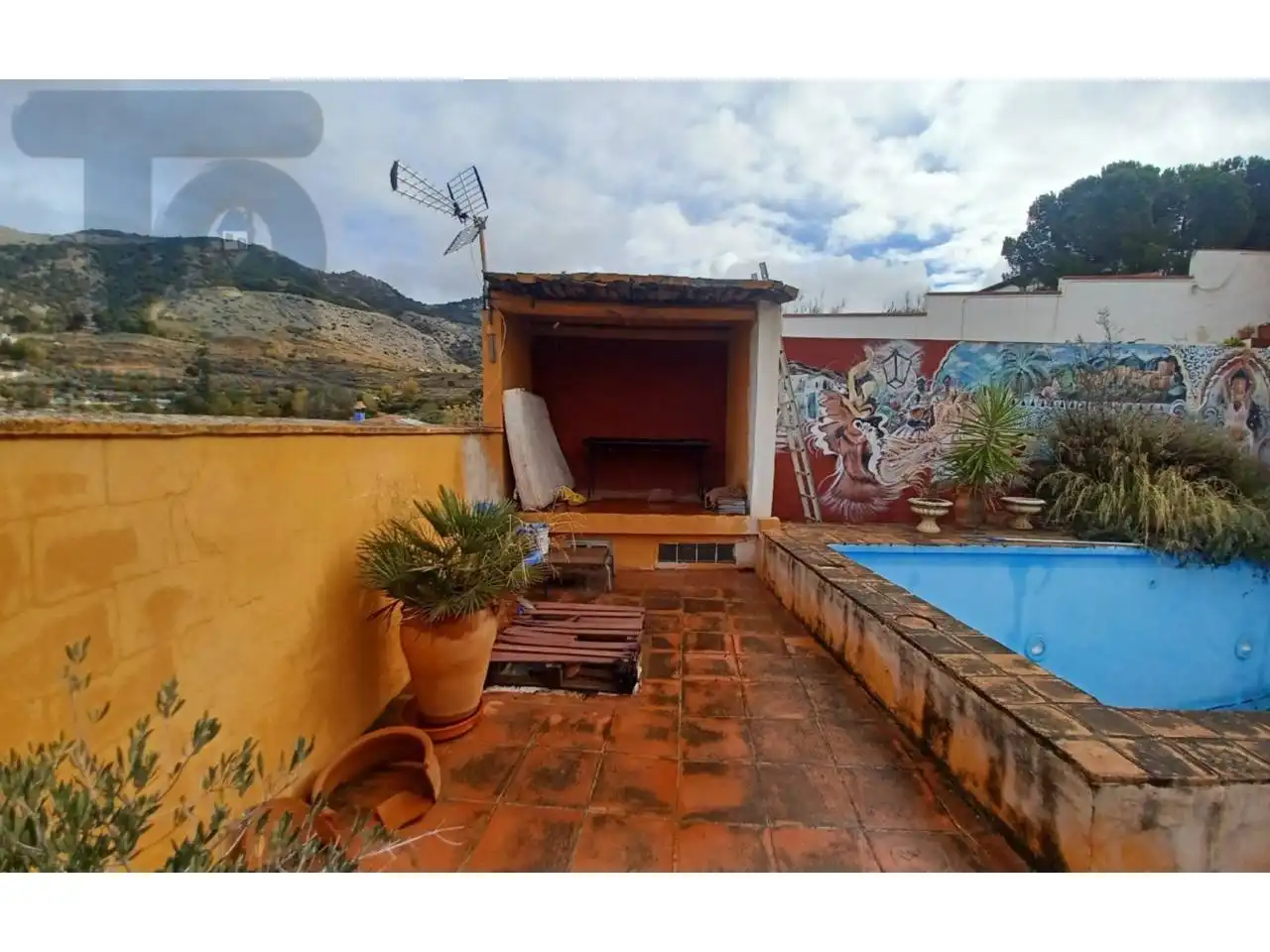Garden of Country homes for sale in Alfacar  with Swimming Pool and Furnished