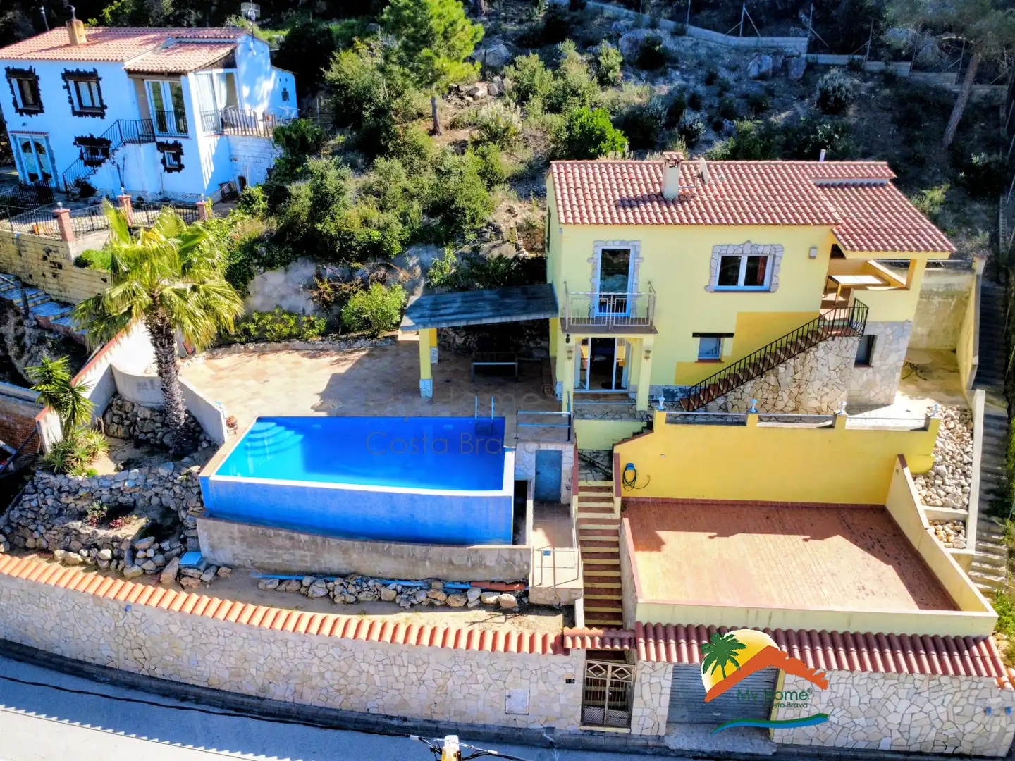 Vista exterior de Casa o xalet en venda en Lloret de Mar amb Aire condicionat, Calefacció i Jardí privat