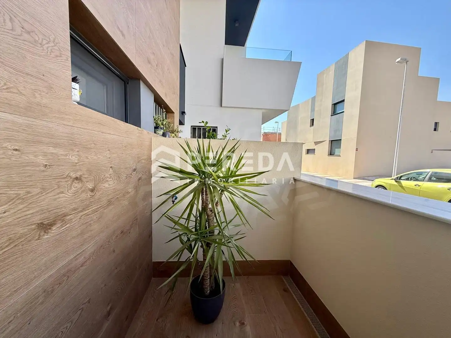 Balcony of Houses for sale in Roquetas de Mar  with Air Conditioner, Private garden and Terrace