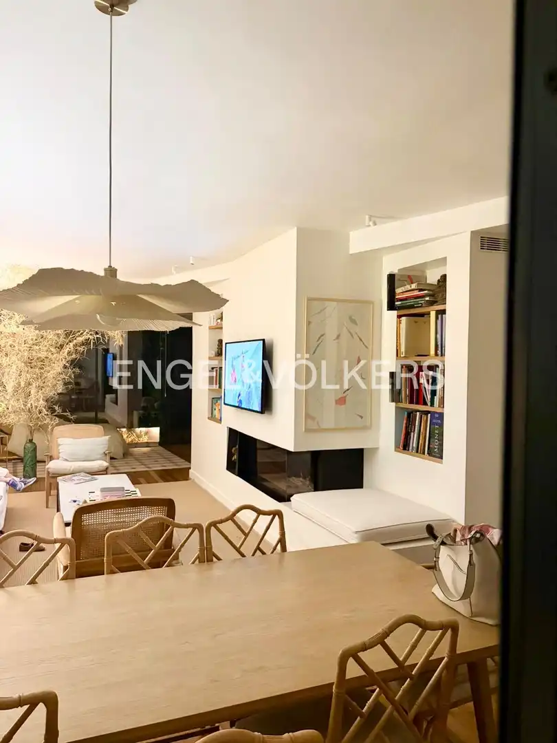Sala de estar de Casa o chalet de alquiler en Madrid con Aire acondicionado, Calefacción y Terraza