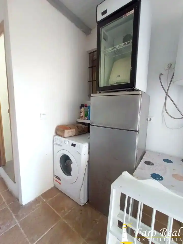Cocina de Finca rústica de alquiler en Sanlúcar de Barrameda con Aire acondicionado, Jardín privado y Piscina