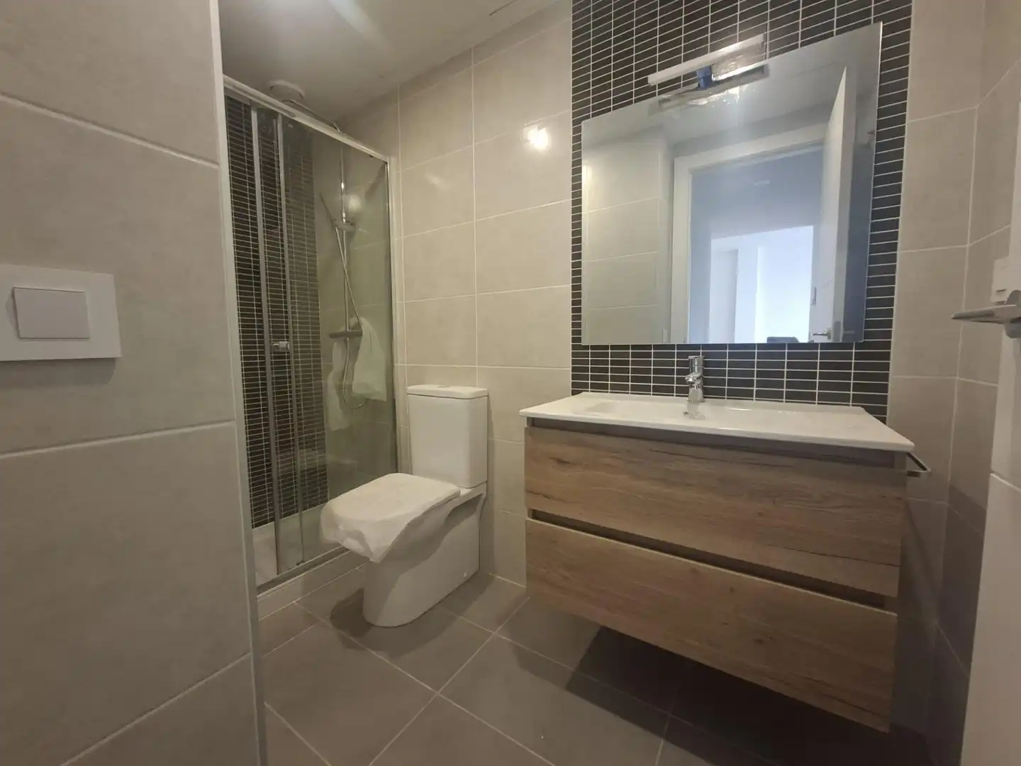 Bathroom of Flat for sale in Palafolls  with Air Conditioner, Heating and Parquet flooring