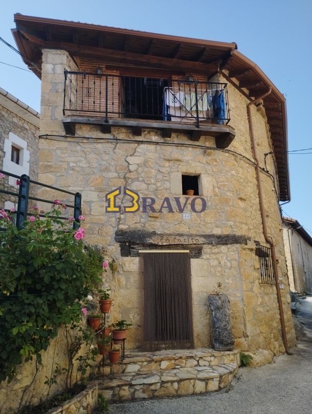Vista exterior de Casa o xalet en venda en Valle de Manzanedo amb Calefacció, Terrassa i Moblat