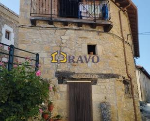 Exterior view of House or chalet for sale in Valle de Manzanedo  with Heating, Terrace and Furnished