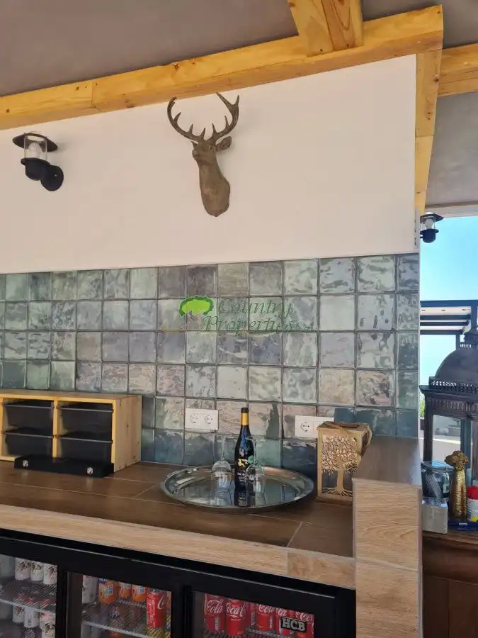 Cocina de Finca rústica en venta en Cómpeta con Aire acondicionado, Terraza y Trastero