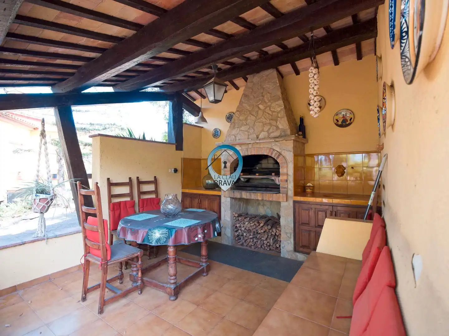 Jardí de Casa o xalet en venda en Caldes de Malavella amb Calefacció, Jardí privat i Terrassa