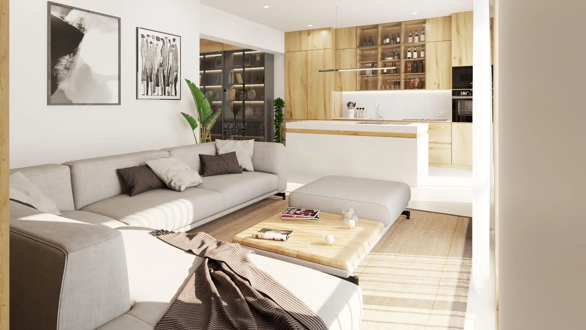 Sala de estar de Apartamento en venta en  Palma de Mallorca